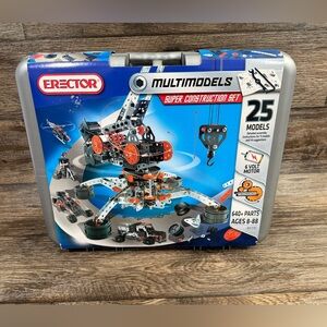 ERECTOR Multimodels 640+Pcs Super Construction Set 25 Models #0570 Sealed New